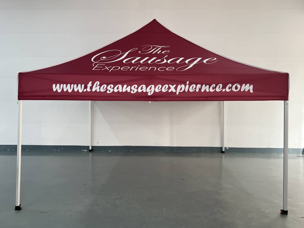 Custom 10×10 ft Waterproof Pop-Up Canopy Tent with Custom Printing