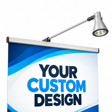 Standard retractable banner stand