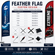 Custom Feather Flags | Design, Print & Fast Shipping