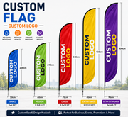 Custom Feather Flags | Design, Print & Fast Shipping