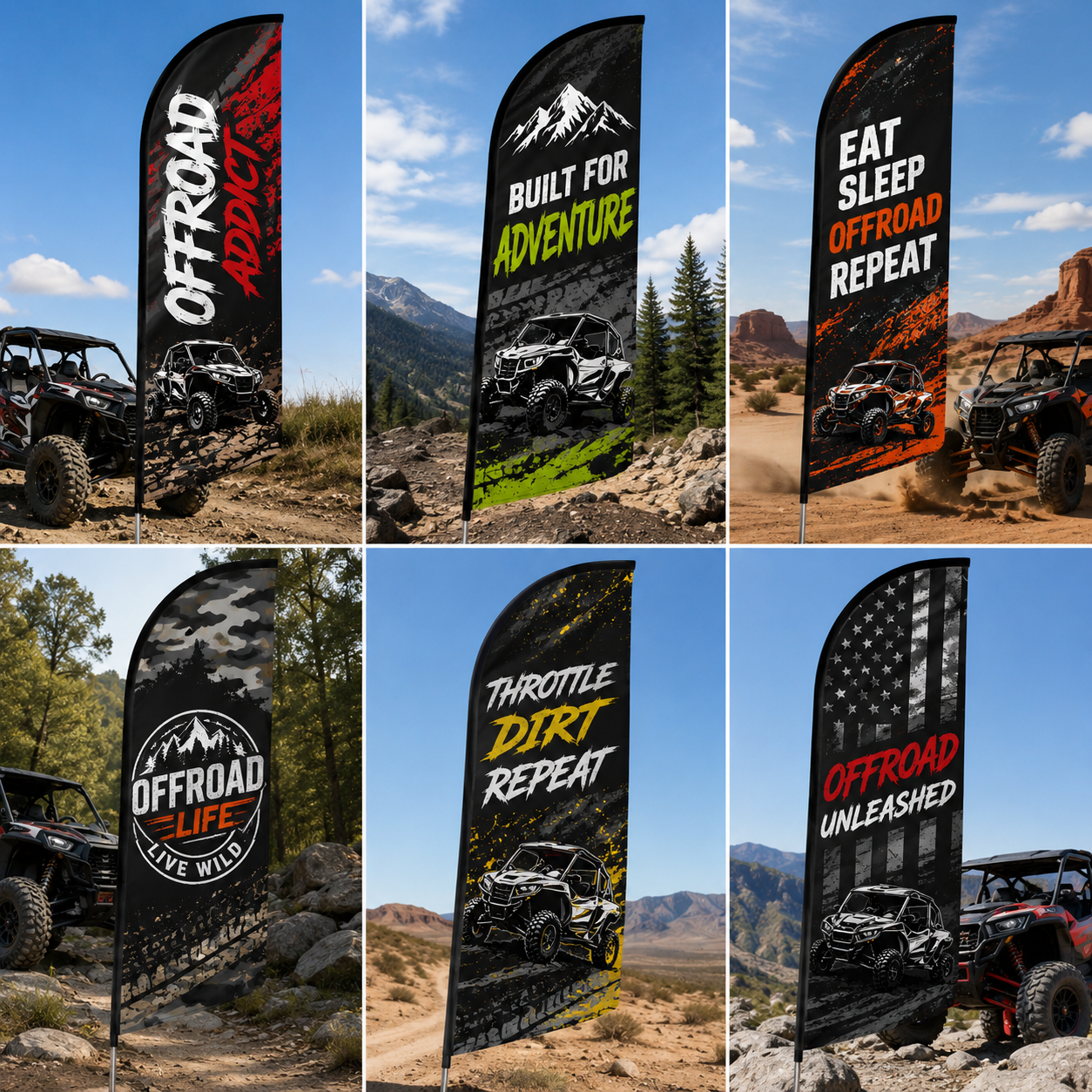 Custom Feather Flags | Design, Print & Fast Shipping