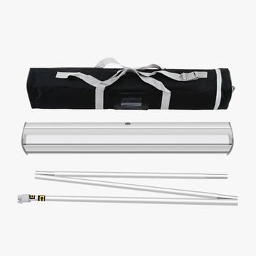 Standard retractable banner stand