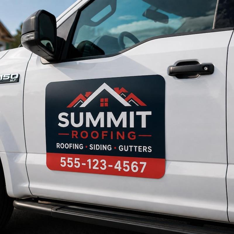 Custom Vehicle Magnet – Personalized Business Logo Car Magnet