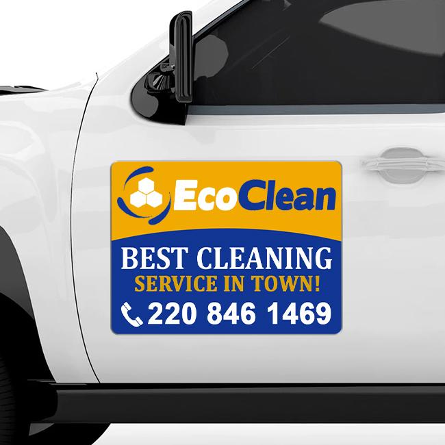 Custom Vehicle Magnet – Personalized Business Logo Car Magnet