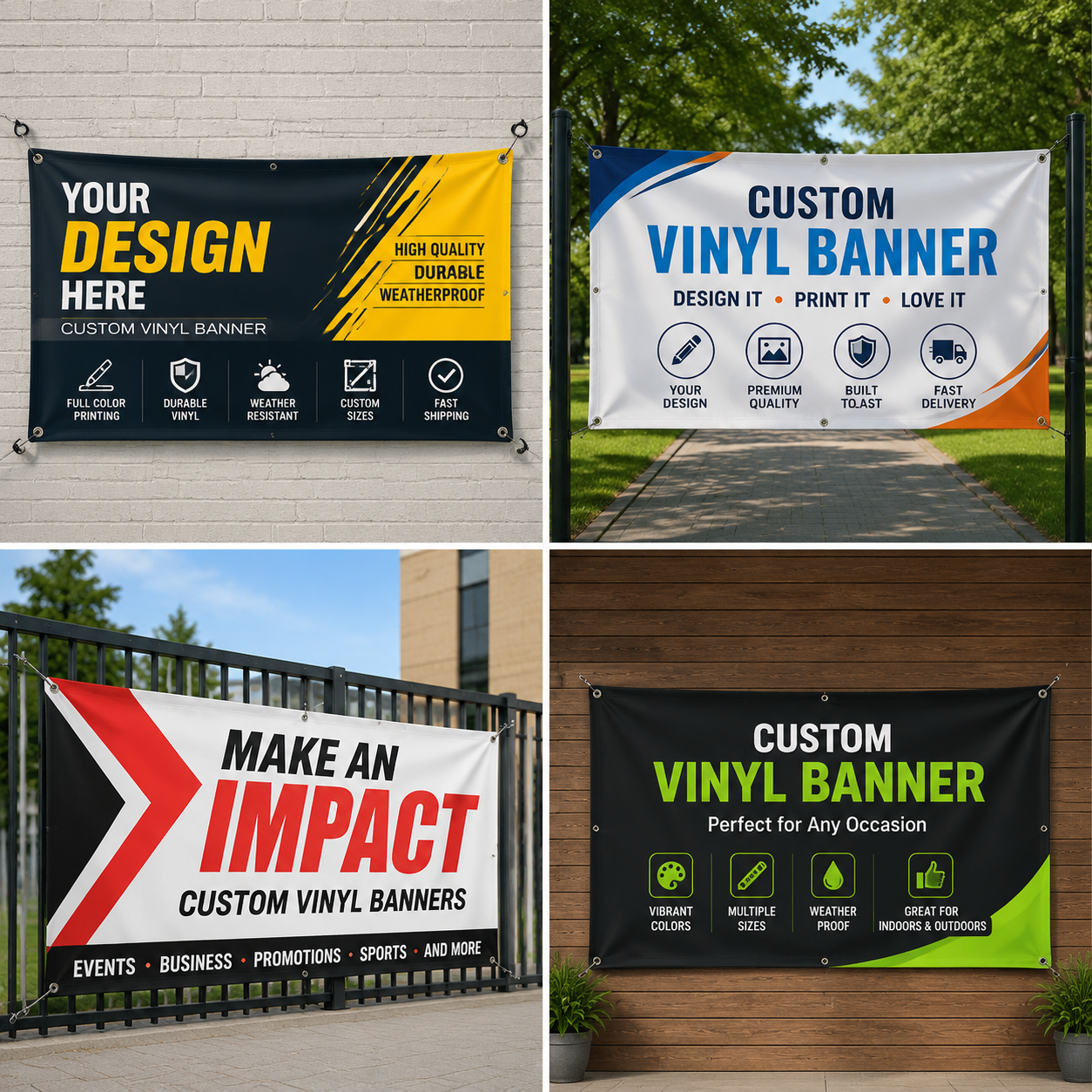 Custom Vinyl Banner – Design, Print & Fast Shipping